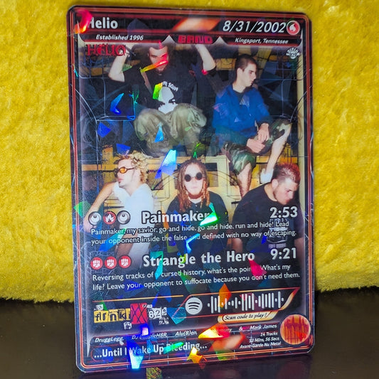 Helio Holographic Trading Card