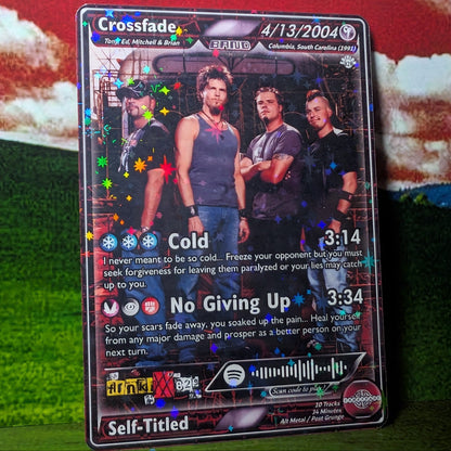 Crossfade Holographic Trading Card