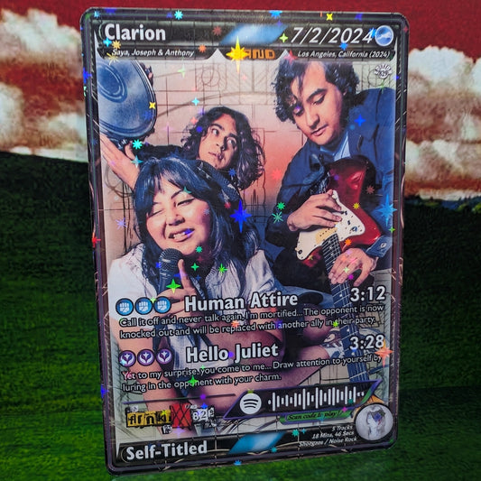 Clarion Holographic Trading Card
