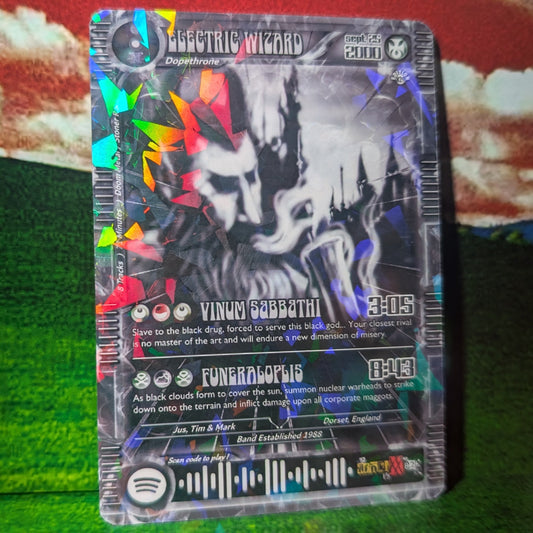 Electric Wizard Holographic Trading Card