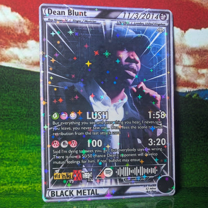 Dean Blunt Holographic Trading Card