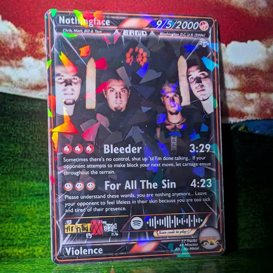 Nothingface Holographic Trading Card