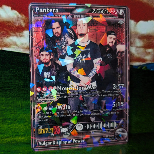 Pantera Holographic Trading Card