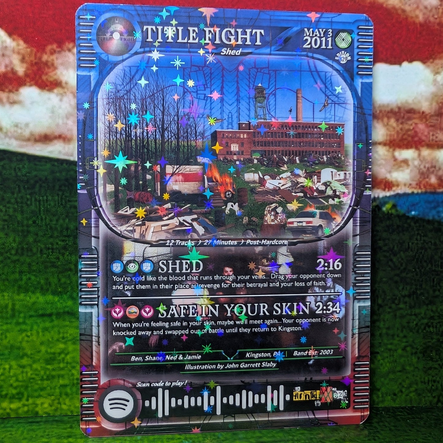 Title Fight Holographic Trading Card Set