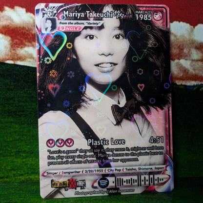 Mariya Takeuchi - 'Plastic Love' Holographic Trading Card