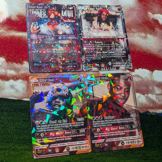 Chief Keef Holographic Trading Card Sets