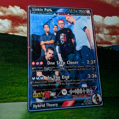 Linkin Park Holographic Trading Card Set