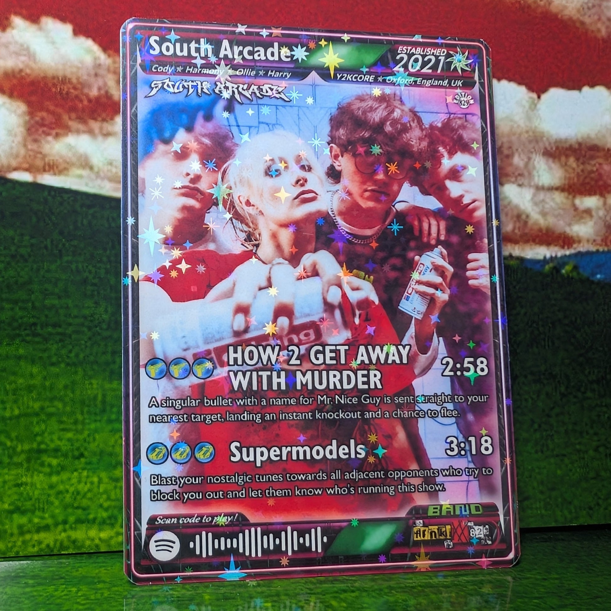 lil peep pokemon cards South Arcade Holographic Trading Card – frnkiXX.829