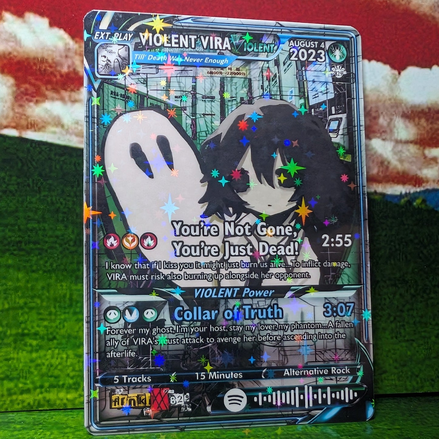 VIOLENT VIRA Holographic Trading Card Set