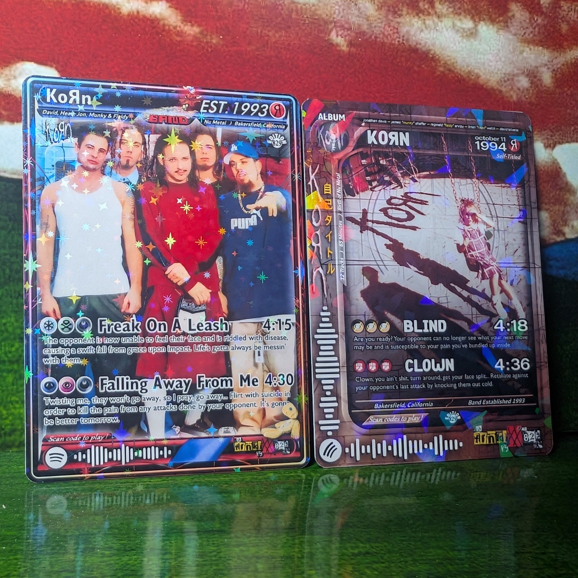 KoRn Holographic Trading Card Set – frnkiXX.829