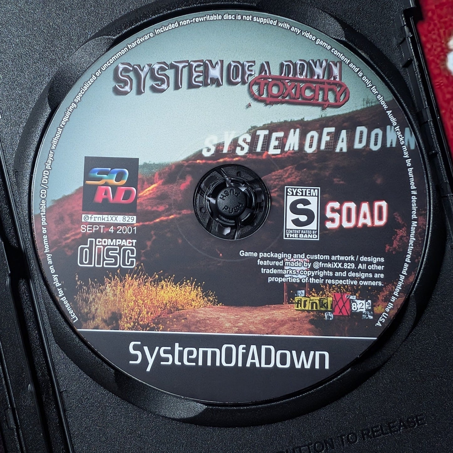 System Of A Down Game Case