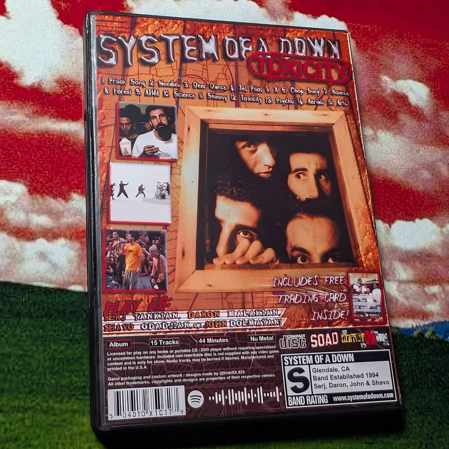 System Of A Down Game Case