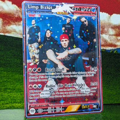 lil peep pokemon cards Limp Bizkit Holographic Trading Card Set – frnkiXX.829