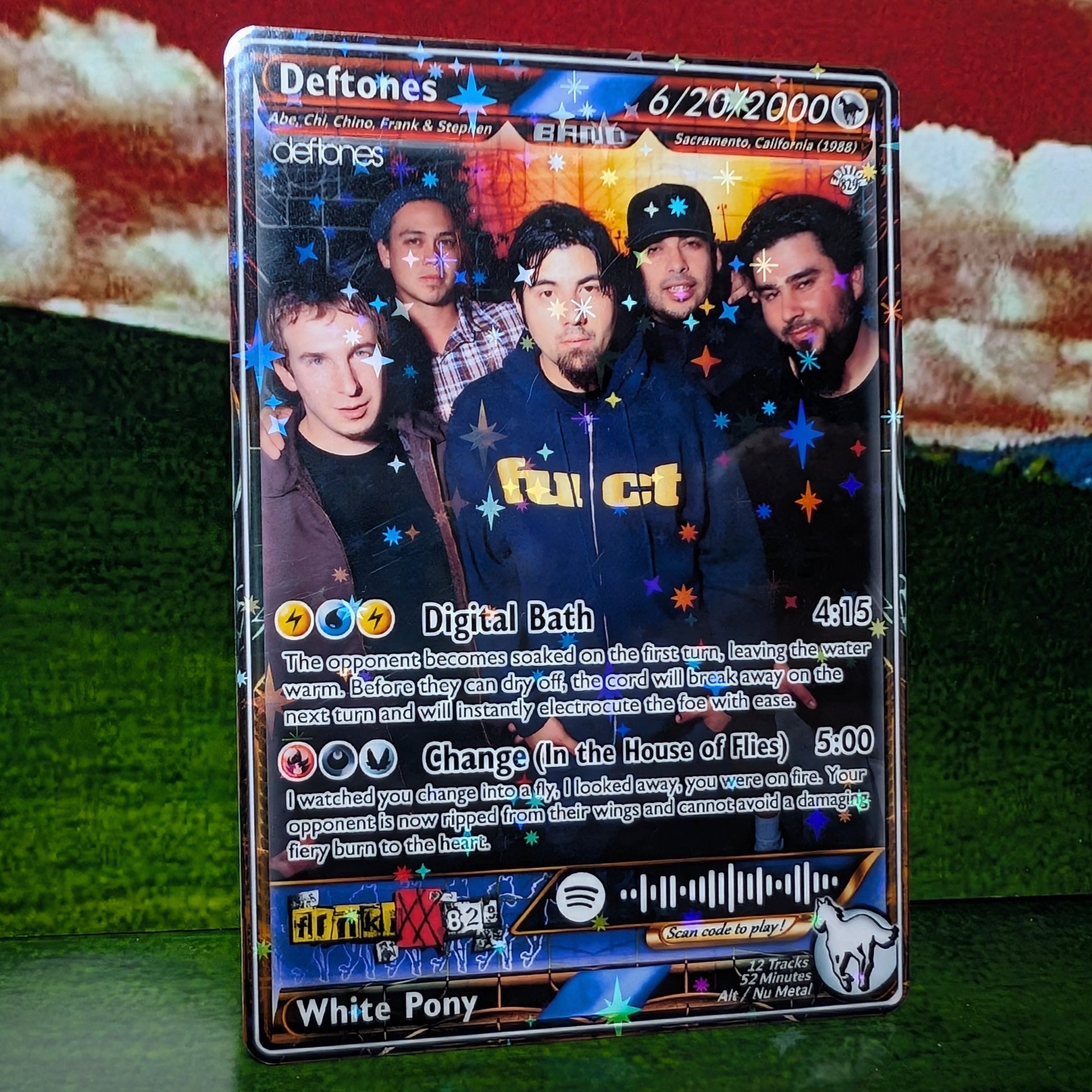 Deftones Holographic Trading Card Set frnkiXX.829 Deftones Holographic Trading Card Set frnkiXX.829