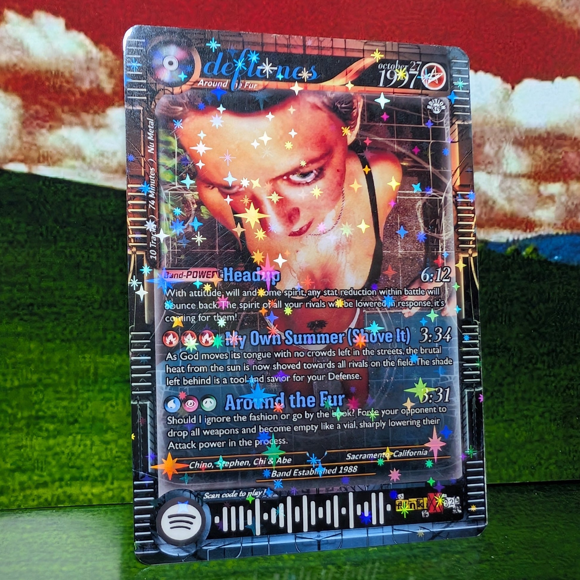 Deftones Holographic Trading Card Set frnkiXX.829 Deftones Holographic Trading Card Set frnkiXX.829