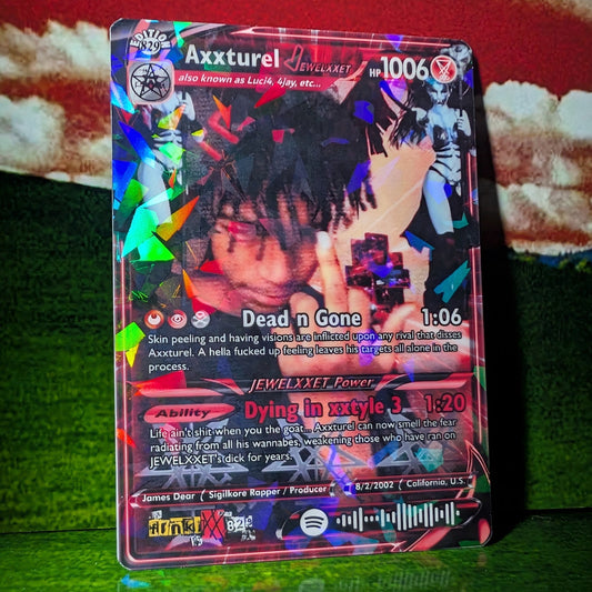 Axxturel Holographic Trading Card