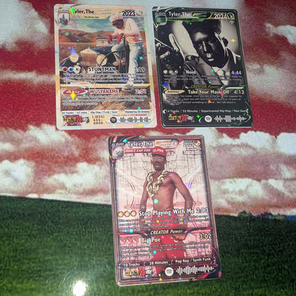 Tyler, The Creator Holographic Trading Card Set frnkiXX.829 Tyler, The Creator Holographic Trading Card Set frnkiXX.829