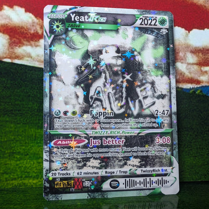 Yeat Holographic Trading Card Set