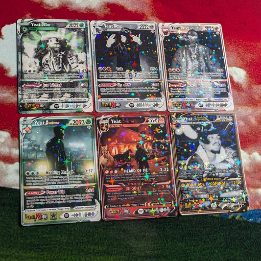 Yeat Holographic Trading Card Set