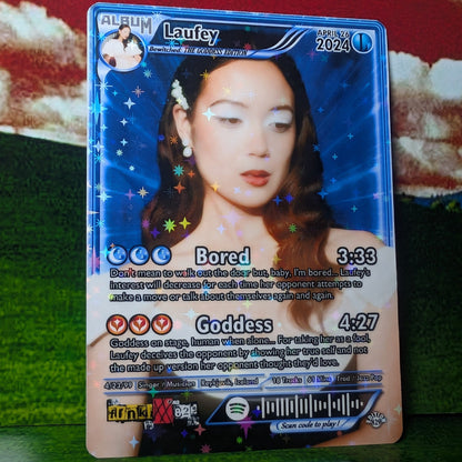 Laufey Holographic Trading Card Set