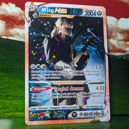 Wisp Holographic Trading Card Set