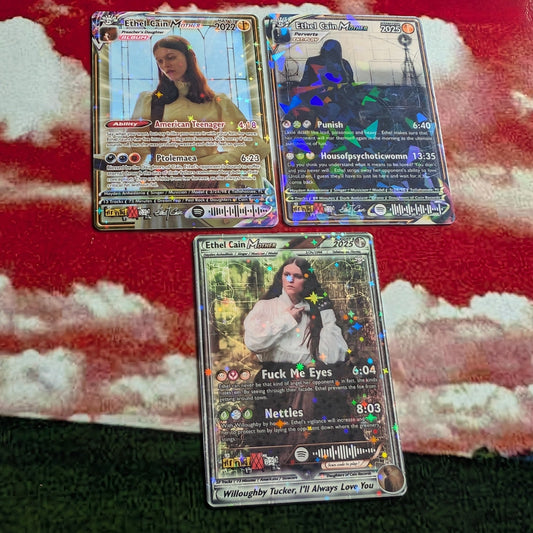 Ethel Cain Holographic Trading Card Set