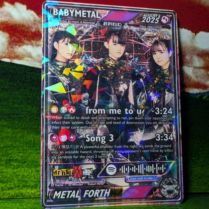 BABYMETAL Holographic Trading Card