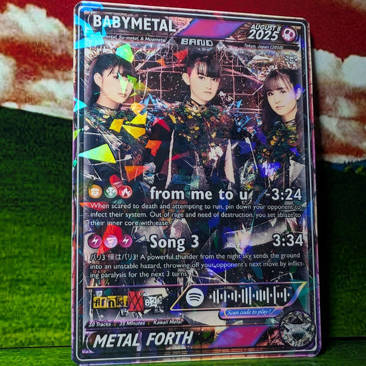 BABYMETAL Holographic Trading Card