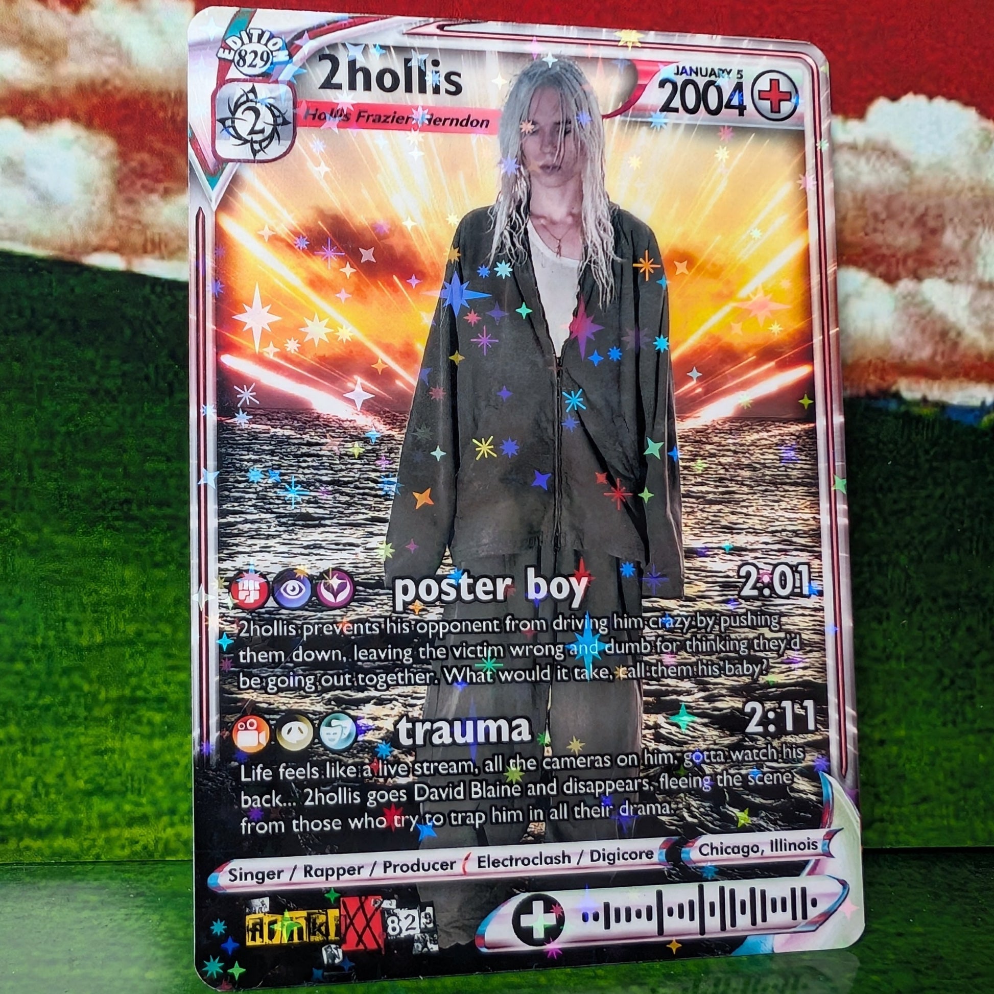 2hollis Holographic Trading Card Set frnkiXX.829 2hollis Holographic Trading Card Set frnkiXX.829