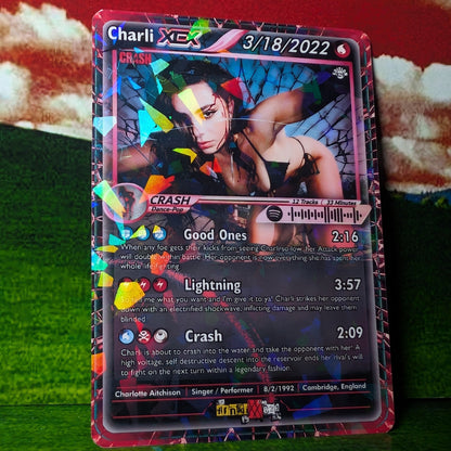 Charli XCX Holographic Trading Card Set