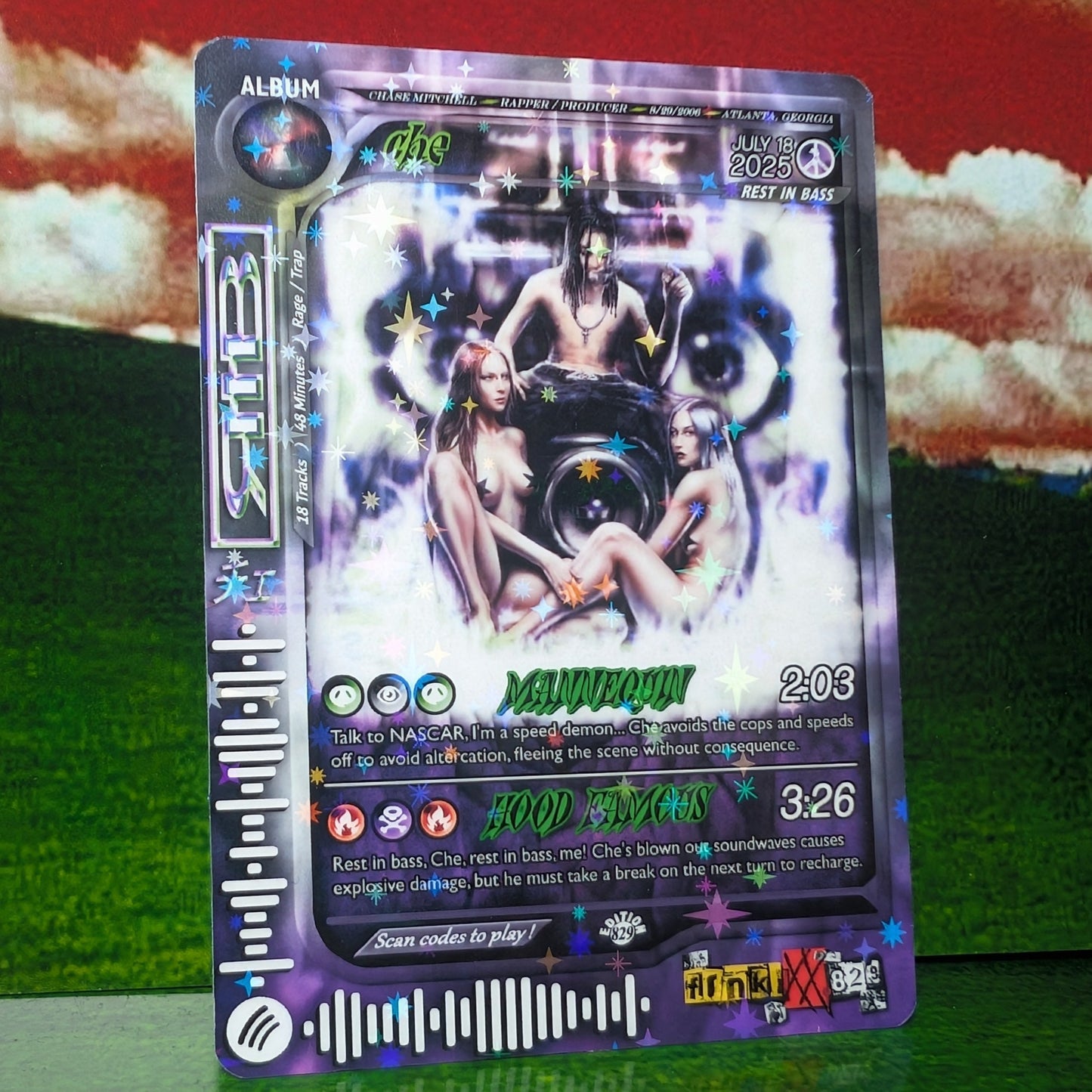 Che Holographic Trading Card Set
