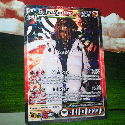OsamaSon Holographic Trading Card Set