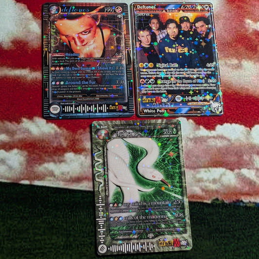 Deftones Holographic Trading Card Set