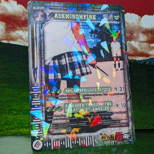 Alexisonfire Holographic Trading Card