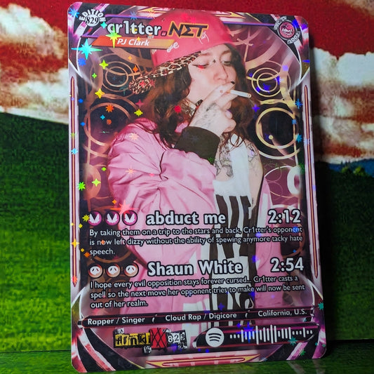 cr1tter Holographic Trading Card