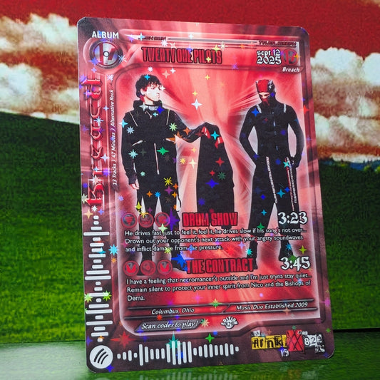 twenty one pilots Holographic Trading Card