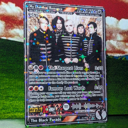 My Chemical Romance Holographic Trading Card Set