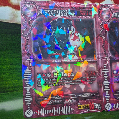My Chemical Romance Holographic Trading Card Set