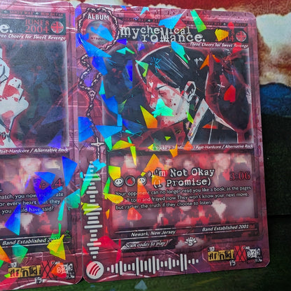 My Chemical Romance Holographic Trading Card Set