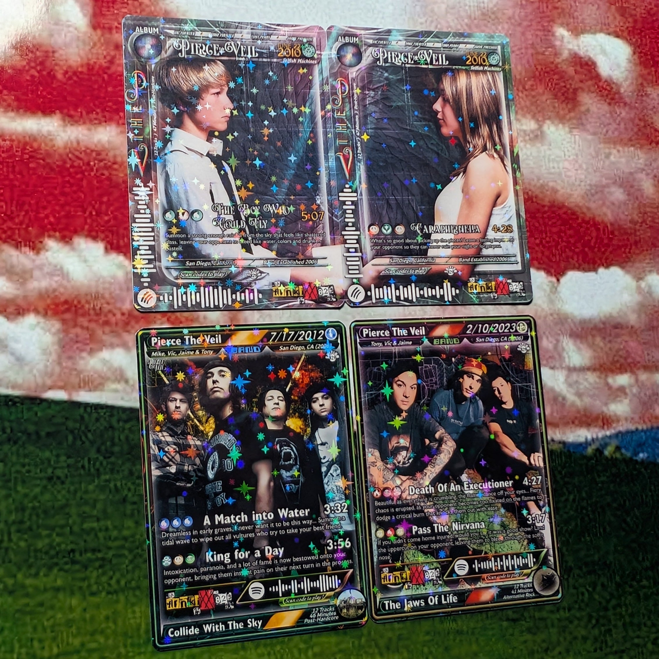 Pierce The Veil Holographic Trading Card Set – frnkiXX.829