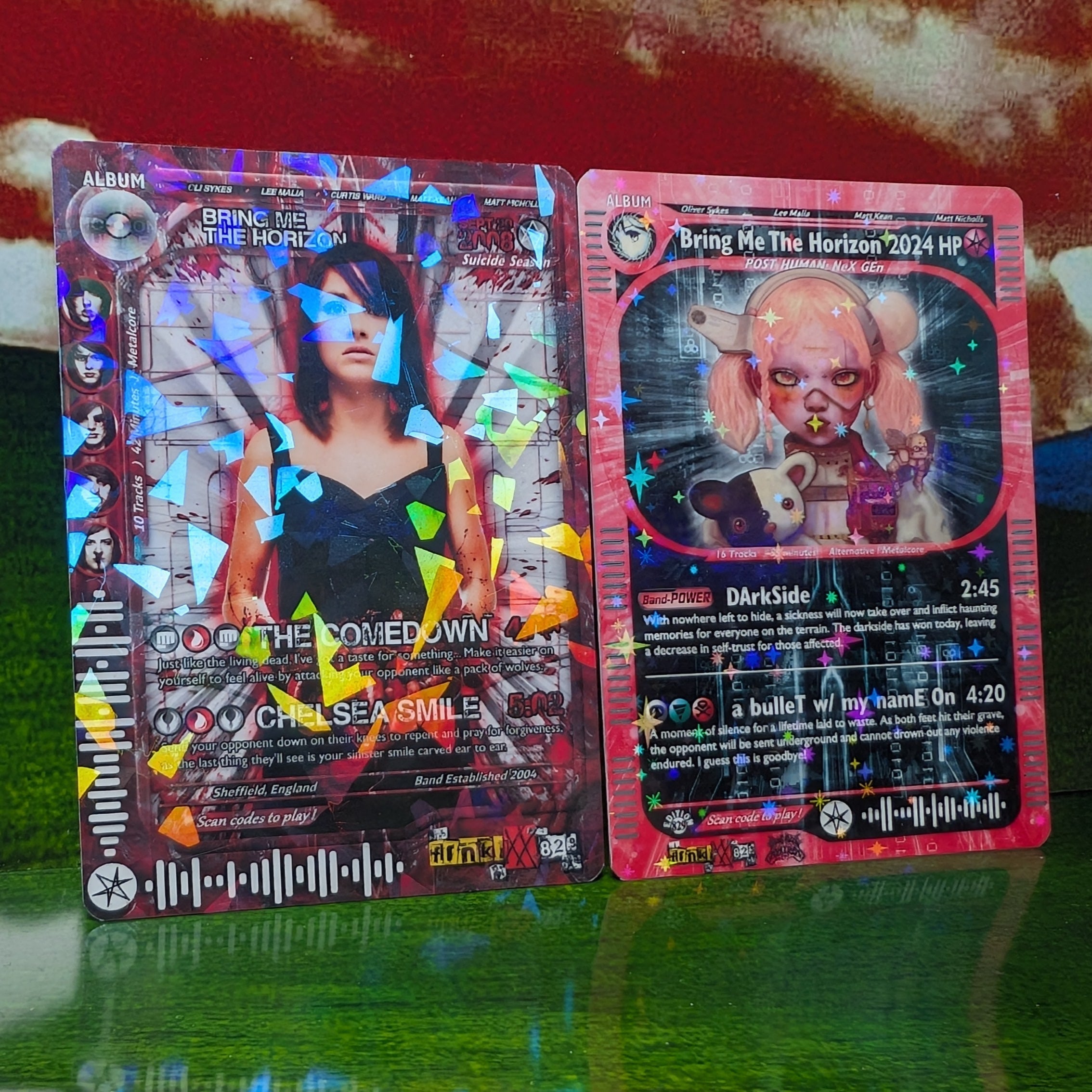 Bring Me The Horizon Holographic Trading Card Set – frnkiXX.829