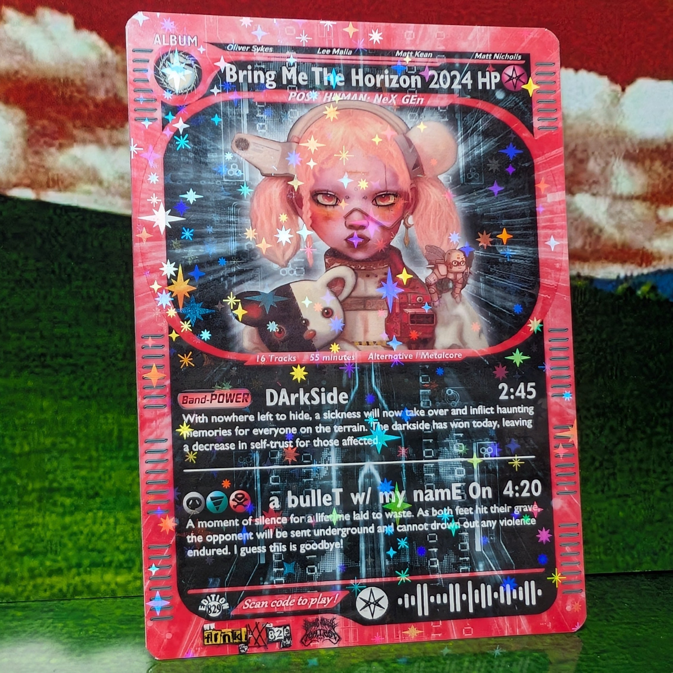 Bring Me The Horizon Holographic Trading Card Set – frnkiXX.829