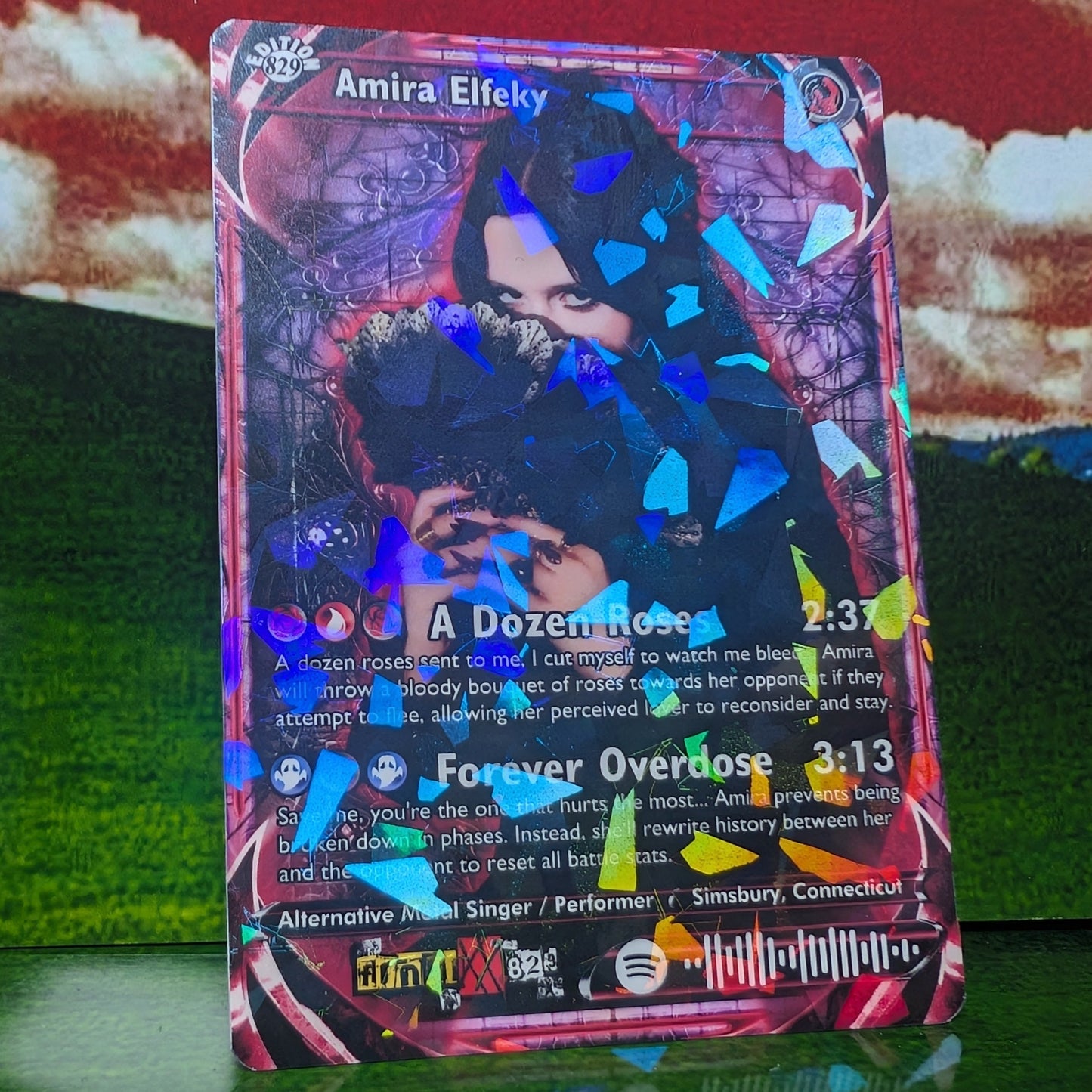 Amira Elfeky Holographic Trading Card