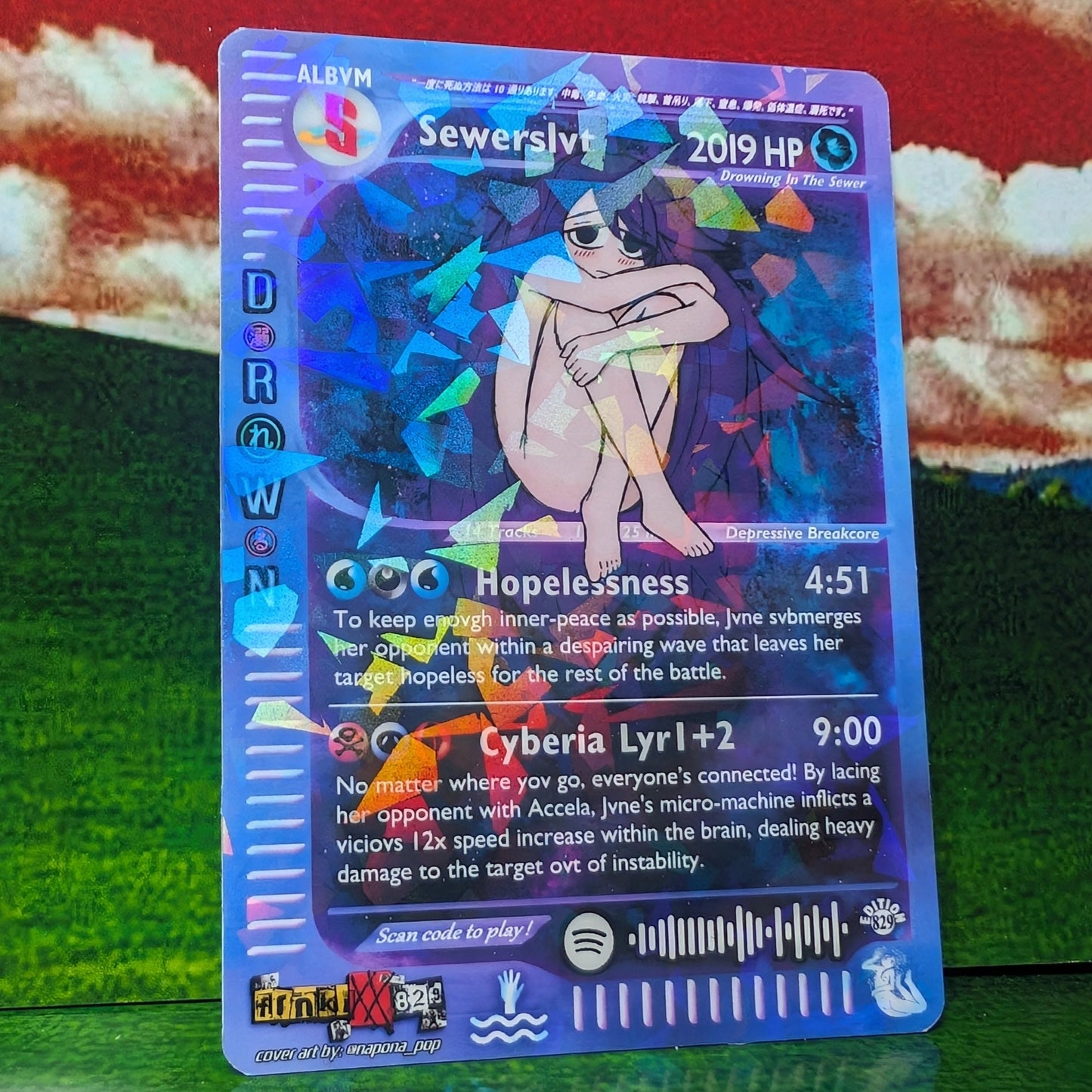 Sewerslvt/Cynthoni Holographic Trading Card Set