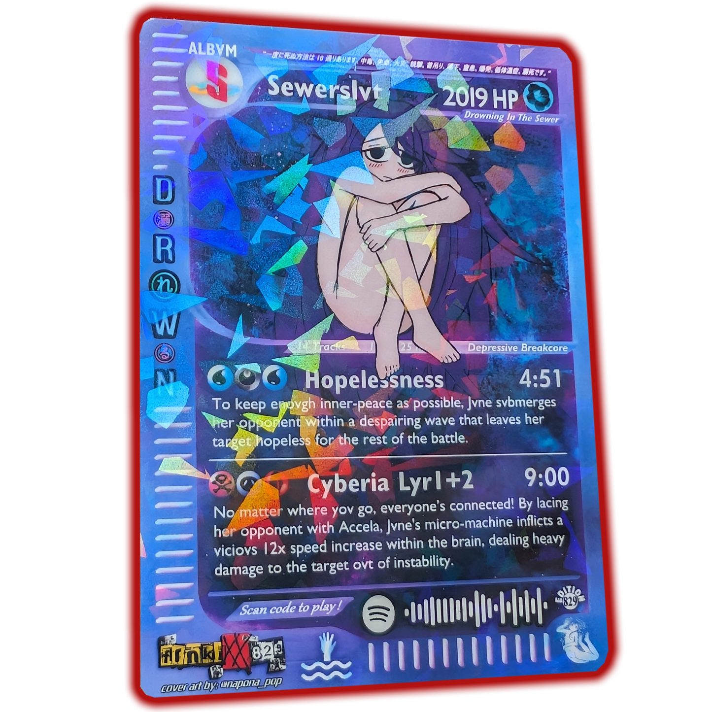 Sewerslvt/Cynthoni Holographic Trading Card Set