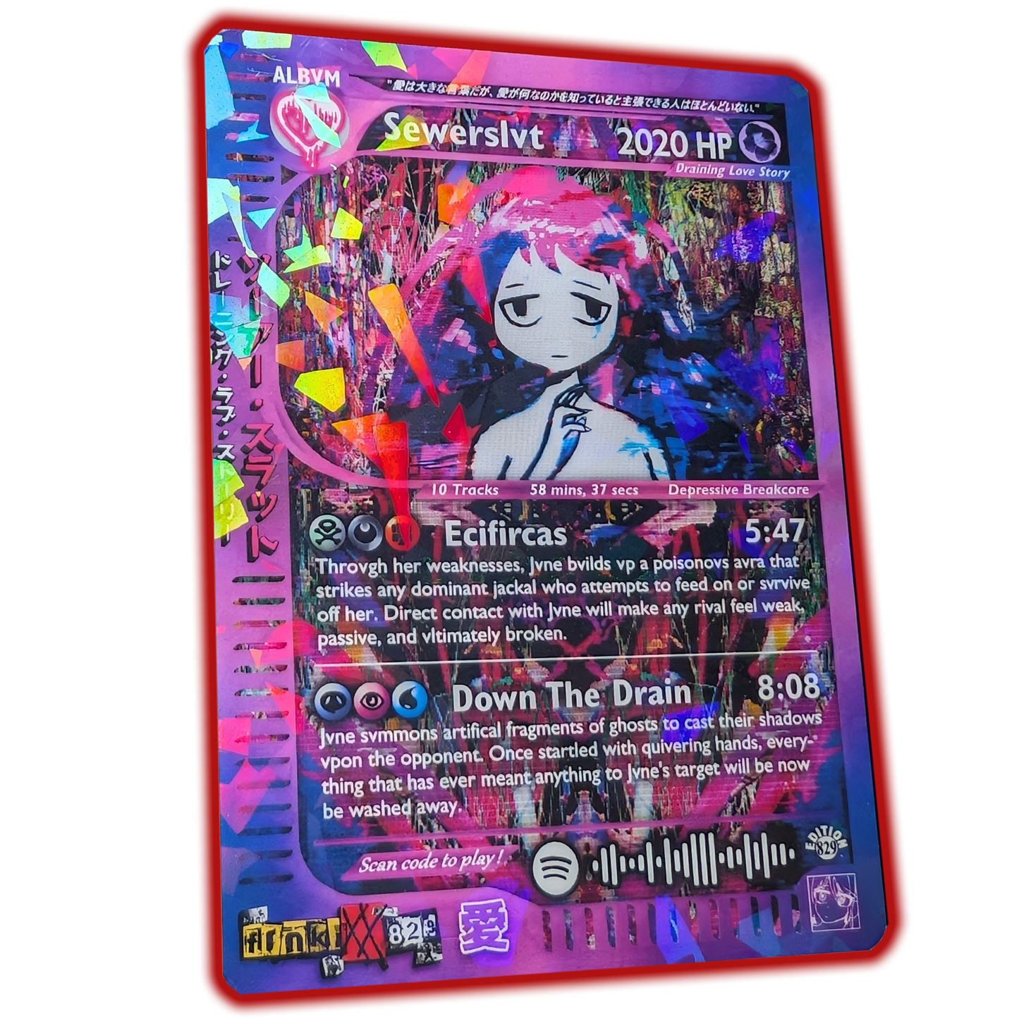 Sewerslvt/Cynthoni Holographic Trading Card Set