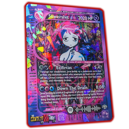 Sewerslvt/Cynthoni Holographic Trading Card Set
