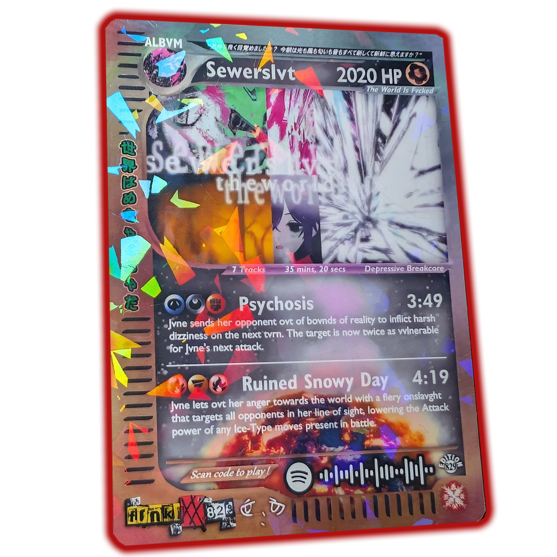 Sewerslvt/Cynthoni Holographic Trading Card Set frnkiXX.829 Sewerslvt/Cynthoni Holographic Trading Card Set frnkiXX.829