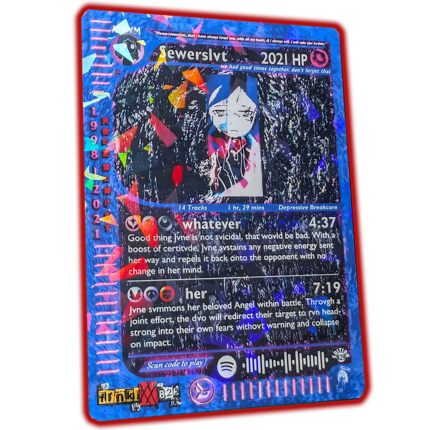 Sewerslvt/Cynthoni Holographic Trading Card Set