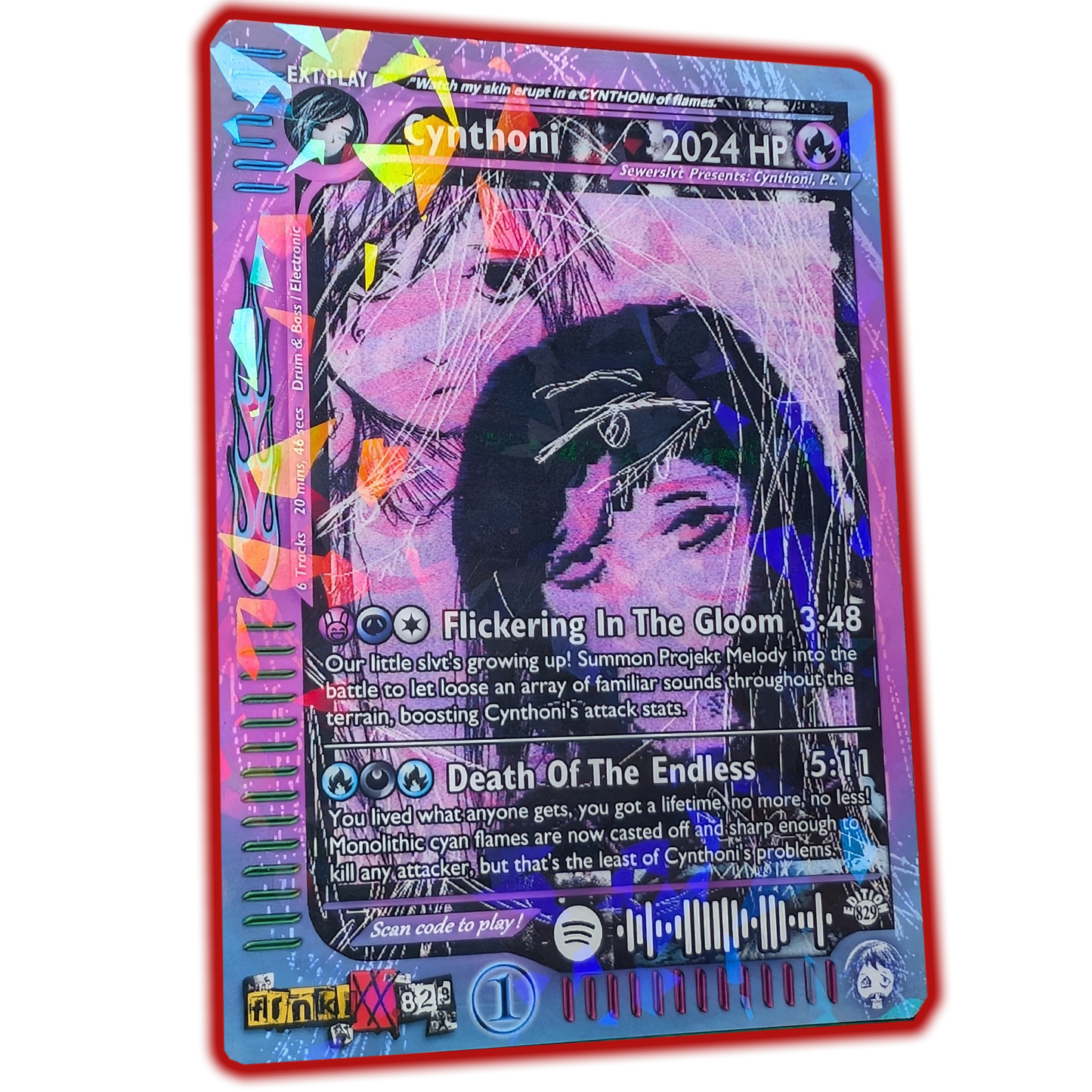 Sewerslvt/Cynthoni Holographic Trading Card Set